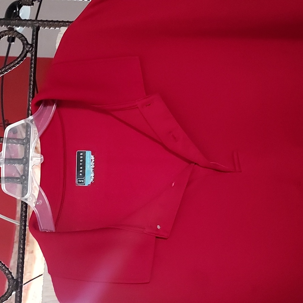 Men's big and tall 3xl PGA Tour, golf, polo shirt, red